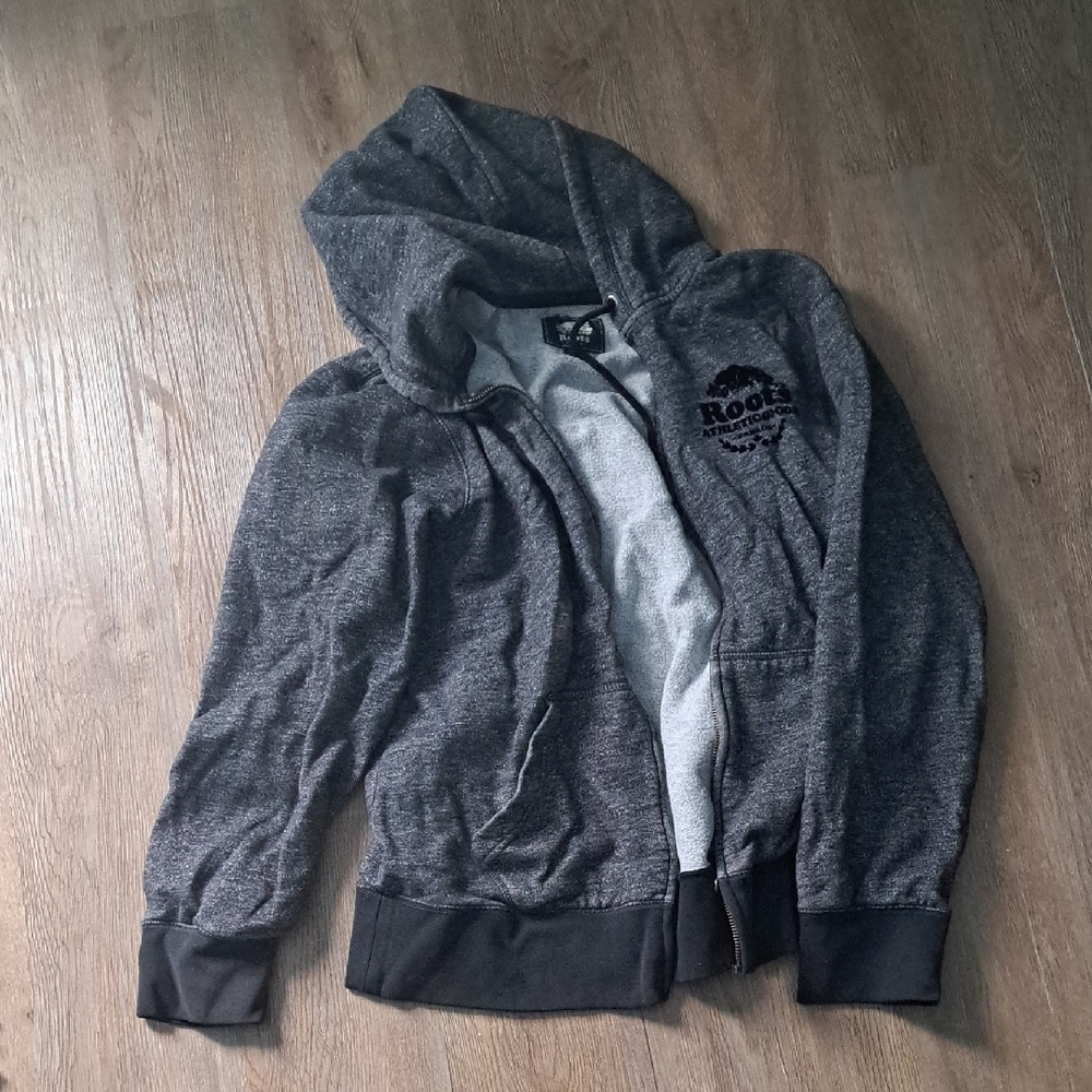 Roots Charcoal Hooded Sweatshirt